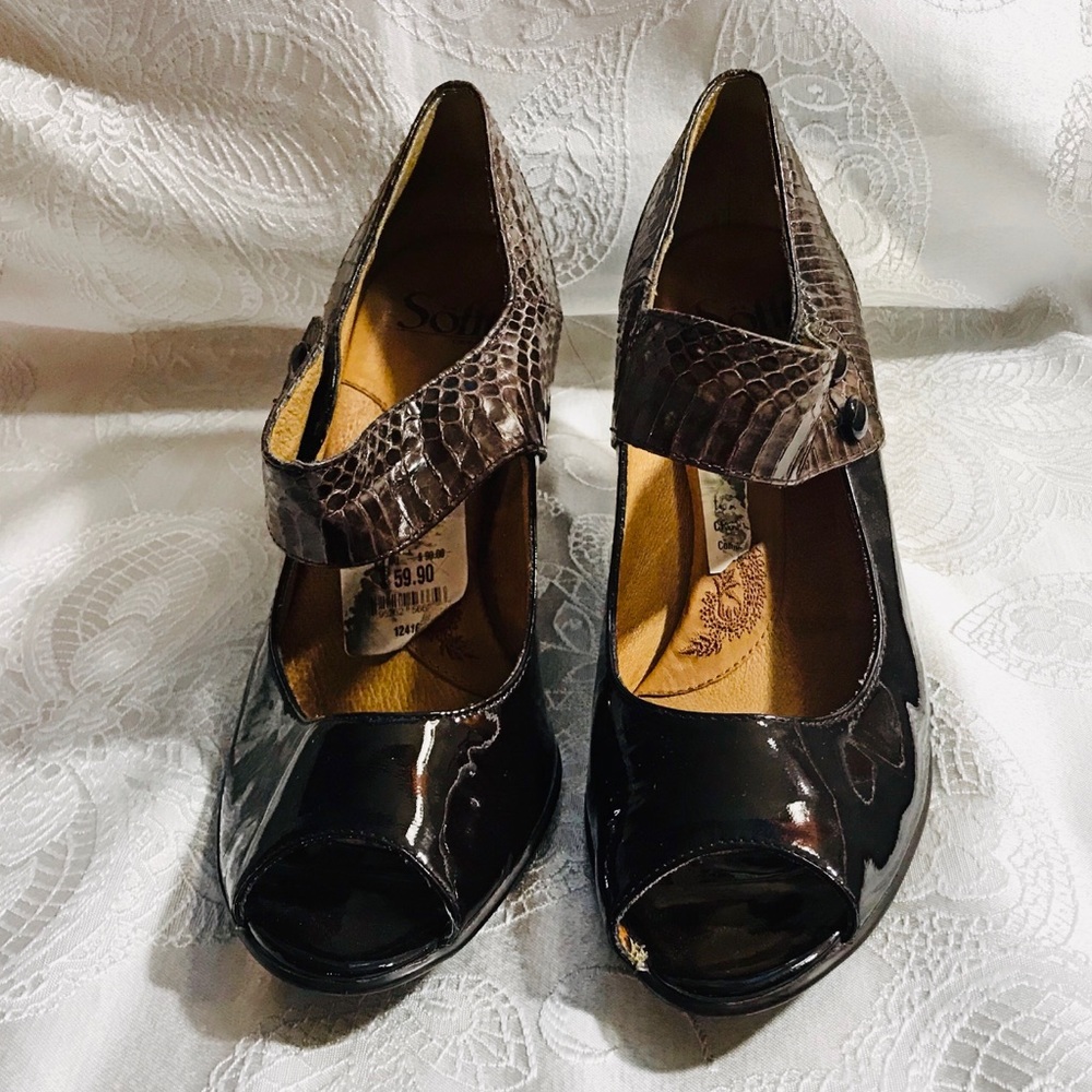 Euro Soft Patent Leather Maryjane Pump Heels